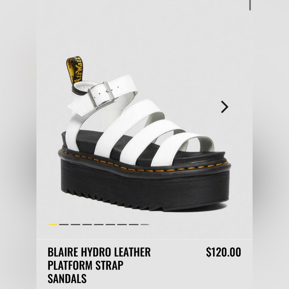 Platform sandals, brand new